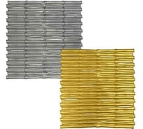 Коврик для ванны и душа МУЛЬТИДОМ "Бамбук GOLD/SILVER" 49x48 см., 2 цвета в ассортименте ЗС72-17