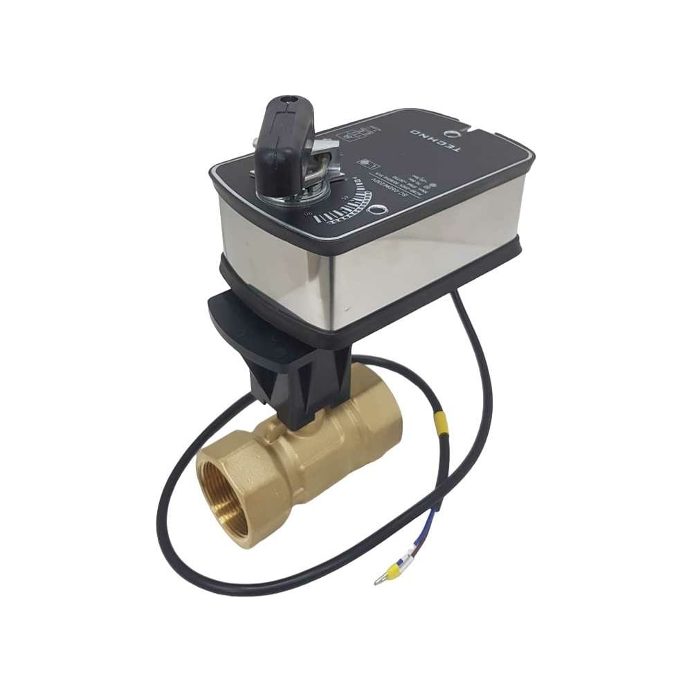 Двухходовой шаровый кран TECHNO HK220-SC05DN/24V DN20, резьба G3/4 с ...