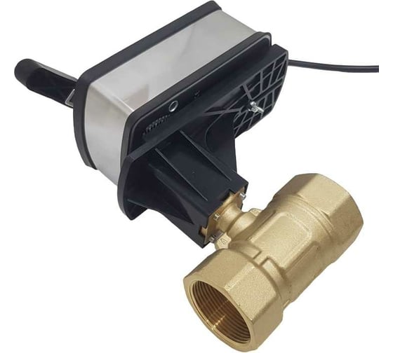 Двухходовой шаровый кран TECHNO HK225-SC05DN/230V DN25, резьба G1 с электроприводом 5Нм, 220В, управление открыто/закрыто с возвратной пружиной 622252