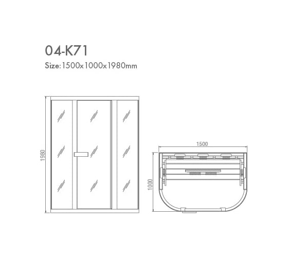 Инфракрасная сауна KOY R04-K71