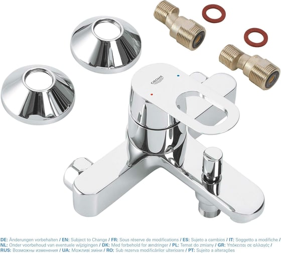 Смеситель для ванны GROHE BauLoop хром 23341000 00000055434