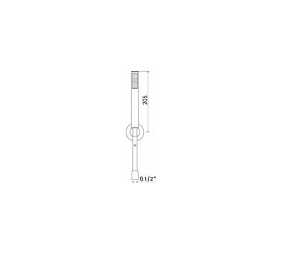 Душевой гарнитур Mamoli PICO Matt black PG29000K