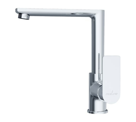 Смеситель для кухни MIXLINE 35k высокий излив боковая ручка ML26-032 550759