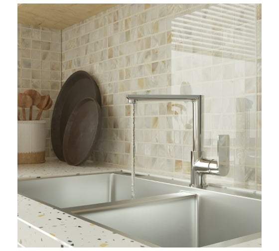 Смеситель для кухни MIXLINE 35k высокий излив боковая ручка ML26-032 550759