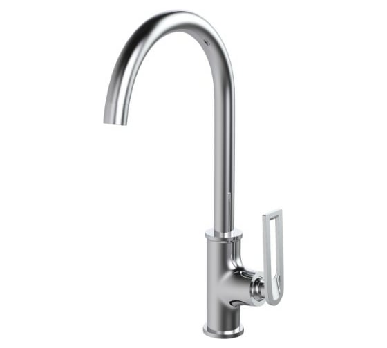 Смеситель для кухни MIXLINE 30k ML28-032 высокий излив боковая ручка 550769