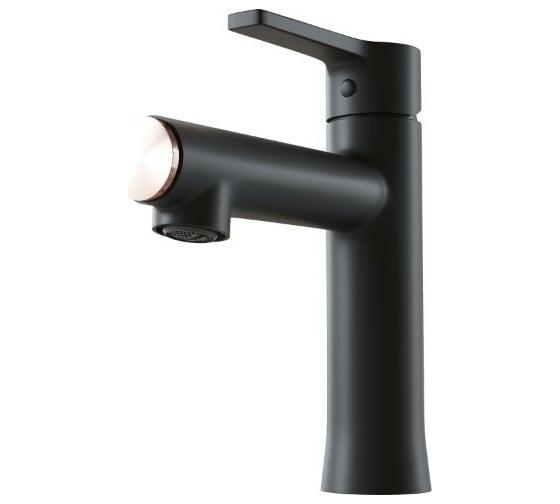 Смеситель для умывальника MIXLINE 35k черный ML23-04 550747