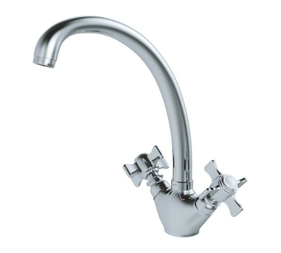 Смеситель для кухни MIXLINE 1/2 керамика ML30-031 низкий излив 550778