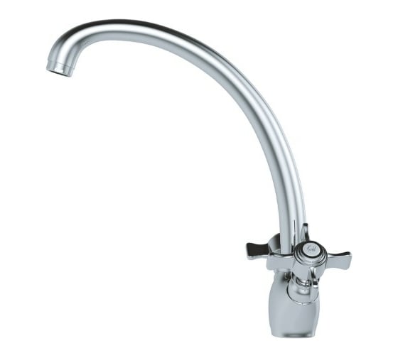 Смеситель для кухни MIXLINE 1/2 керамика ML30-031 низкий излив 550778