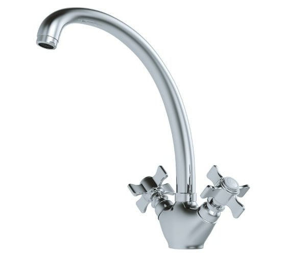 Смеситель для кухни MIXLINE 1/2 керамика ML30-031 низкий излив 550778
