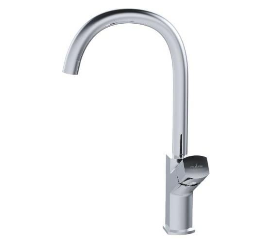 Смеситель для кухни MIXLINE 25k ML27-032 высокий излив боковая ручка 550766