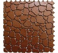 Модульные коврики ПластФактор SENSOR AQUA STONE 10x340x340 мм, набор 12 шт, RAL 8025 4630027113047