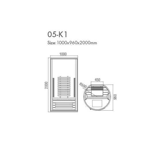 Инфракрасная сауна KOY R05-K1