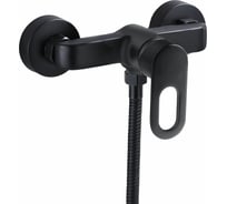 Смеситель для ванны/для душевой кабины MYNAH без излива, матовый черный, поворотный переключатель, однорычажный, картридж 35 мм M20106I