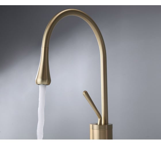 Высокий смеситель для раковины Bronze de Luxe SCANDI бронзовый 9015BR