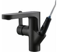 Смеситель с ирригаторм Bronze de Luxe (чёрный) 10188B