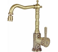 Кухонный смеситель Bronze de Luxe WINDSOR однорычажный, с поворотным аэратором 10107K