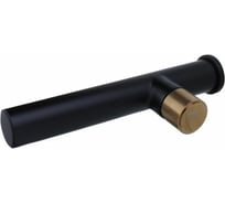 Настенный смеситель Bronze de Luxe AVANTGARDE черный/ розовое золото 2021MH