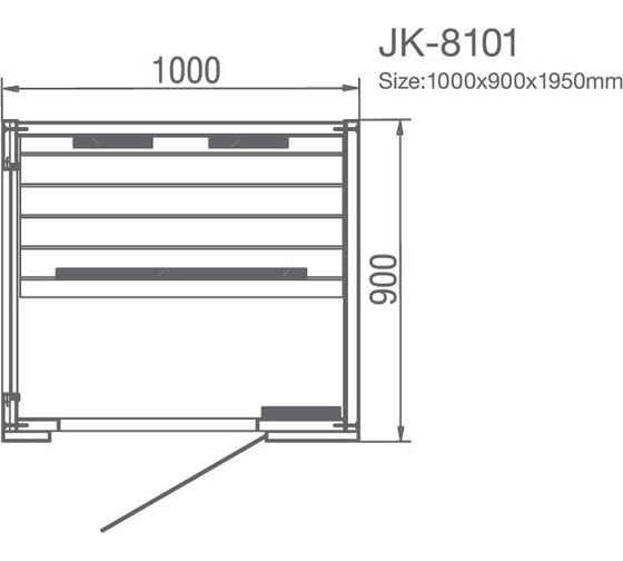 Инфракрасная сауна KOY JK-R8101