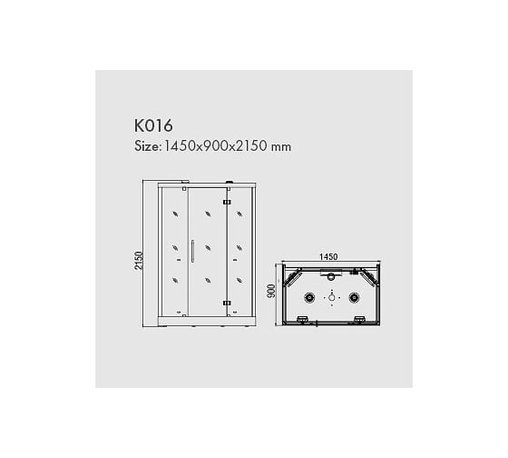 Инфракрасная душевая кабина KOY K016
