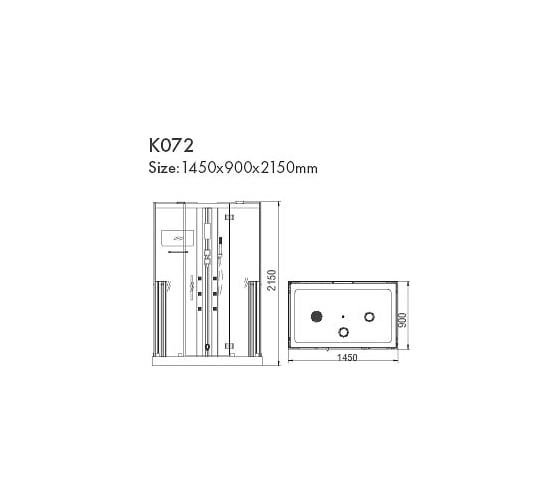 Инфракрасная душевая кабина KOY K072