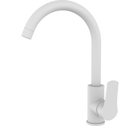 Смеситель для кухни Milardo Meal белый матовый M01WTJ0M05