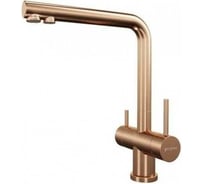 Смеситель для кухни под фильтр TOPZERO медь TPZ 301 GOLD ROSE