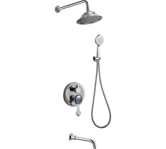 Встраиваемый комплект на 3 выхода Bronze de Luxe Yasmina NT800/B03