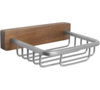 Мыльница подвесная Bronze de Luxe ФОРЕСТ матовый хром 10703C