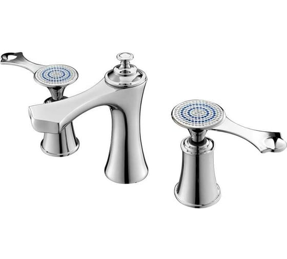 Смеситель на три отверстия BRONZE DE LUXE Yasmina 8003/B02