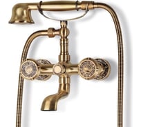 Комплект для ванной BRONZE DE LUXE ROYAL с коротким изливом 10119