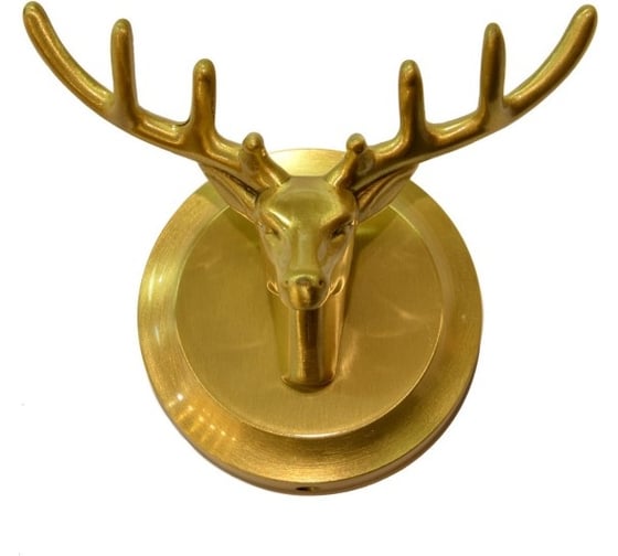 Крючок BRONZE DE LUXE настенный Олень, бронза 81152