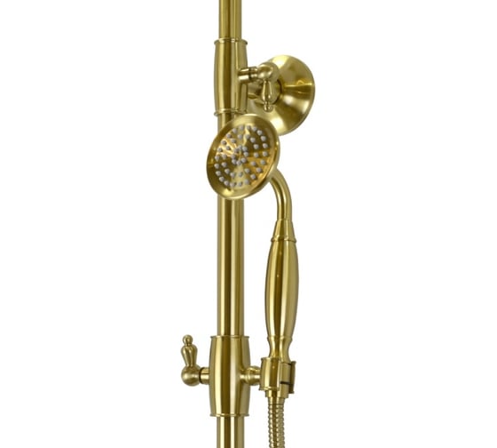 Душевая колонна BRONZE DE LUXE TIFFANY с изливом бронза 1919BR
