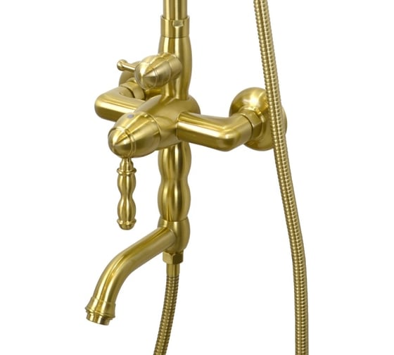 Душевая колонна BRONZE DE LUXE TIFFANY с изливом бронза 1919BR
