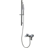 Смеситель для ванны BRONZE DE LUXE SIMPLE с коротким изливом, штанга в комплекте, хром STB980