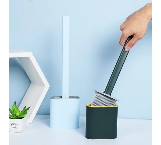 Ершик для туалета ZDK Homium Clean Home, цвет серый без липучек toiletbrush02