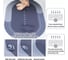 Коврик ZDK Homium Home Sil цвет синий/серый овальный homemat02 3