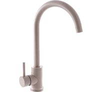 Смеситель для кухни Антей Булат с высоким изливом, нержавеющая сталь, цвет бежевый 1/10 511512-ANT