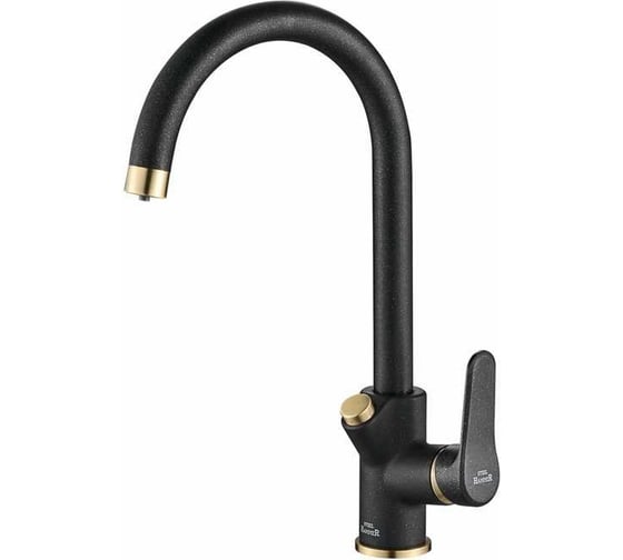 Смеситель ZorG Steel Hammer черный металл/бронза SH 901 BLACK BR