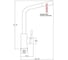 Смеситель ZorG Steel Hammer нержавейка SH 5161 INOX 2