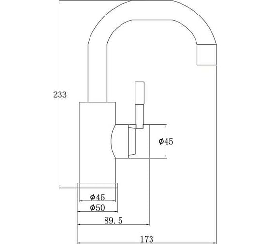 Смеситель ZorG Steel Hammer нержавейка SH 8714 INOX