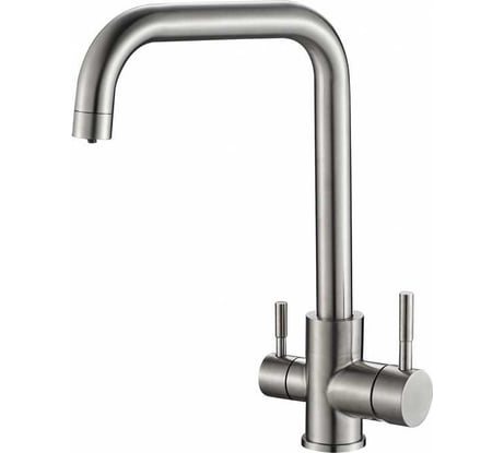 Смеситель ZorG Steel Hammer нержавейка SH 715 INOX