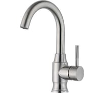 Смеситель ZorG Steel Hammer нержавейка SH 6166 INOX