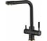 Смеситель ZorG Steel Hammer черный металл/бронза SH 552 BLACK BR 1