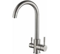 Смеситель ZorG Steel Hammer нержавейка SH 713 INOX