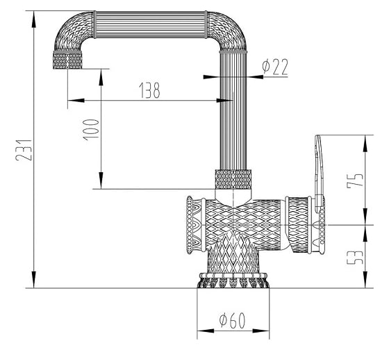 Смеситель ZorG Antic бронза A 419 U-BR LOFT