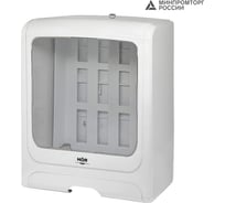 Диспенсер для бумажных полотенец hor t1 бизнес корпус белый, верхнее стекло прозрачное, нижние стекла белый abs-пластик, универсальная система сложения (z(c) / v(zz)) HOR-11112413