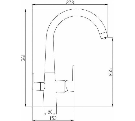 Смеситель ZorG Steel Hammer сатин SH 819 SATIN