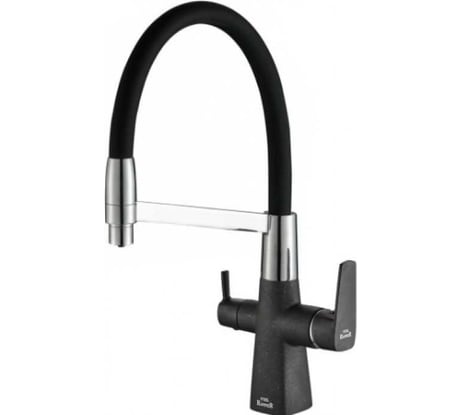 Смеситель ZorG Steel Hammer черный металл/хром SH 818-6 BLACK CR