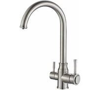 Смеситель ZorG Steel Hammer нержавейка SH 763 INOX