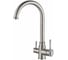 Смеситель ZorG Steel Hammer нержавейка SH 763 INOX 1